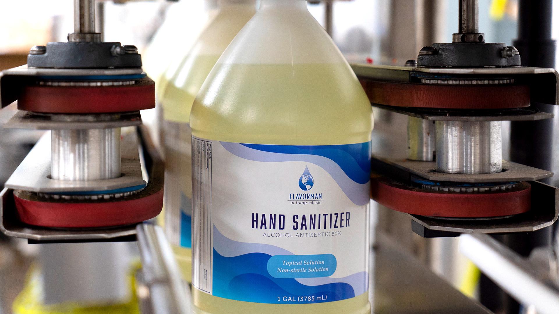 Hand sanitizer bottle