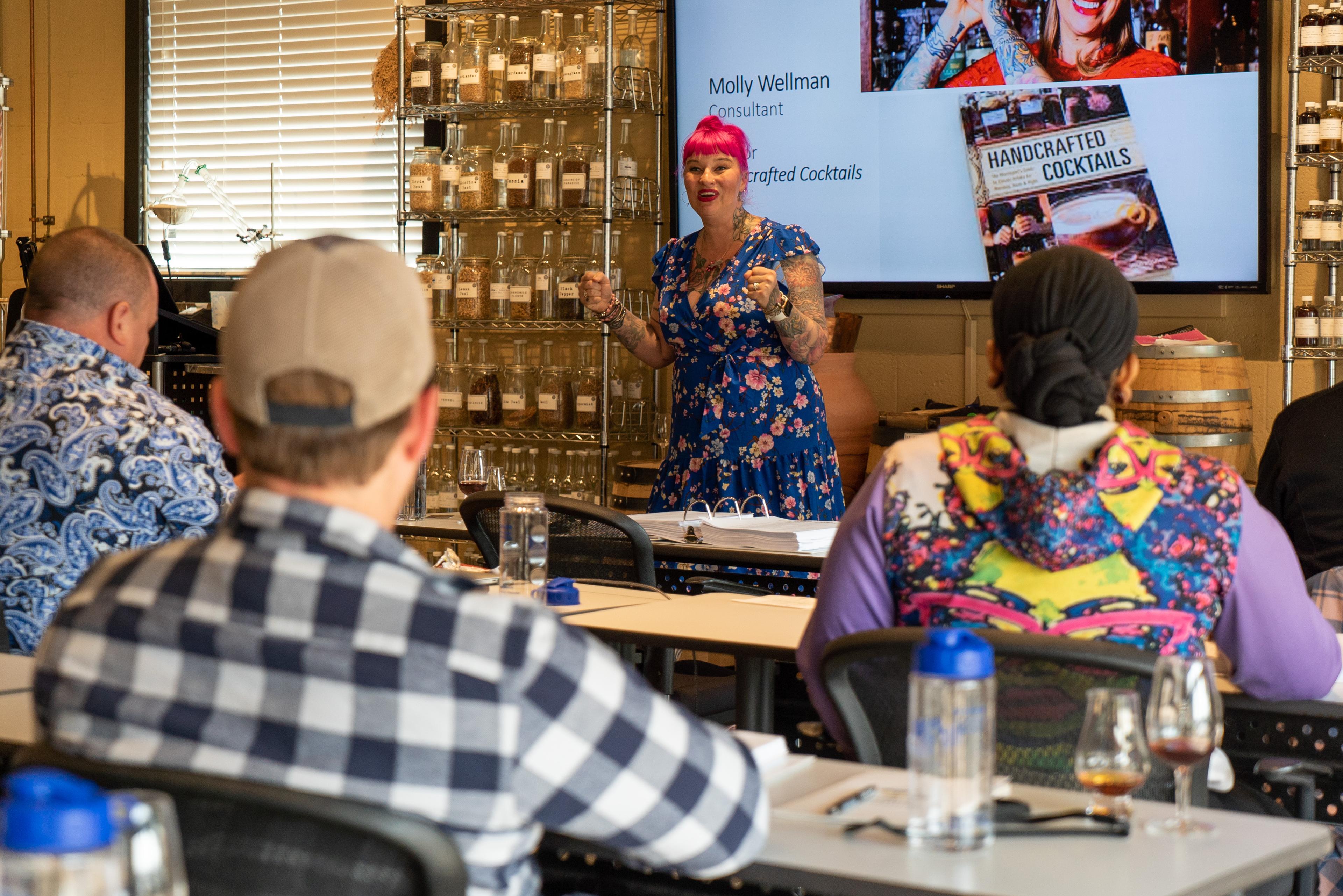 Molly presenting at Moonshine University