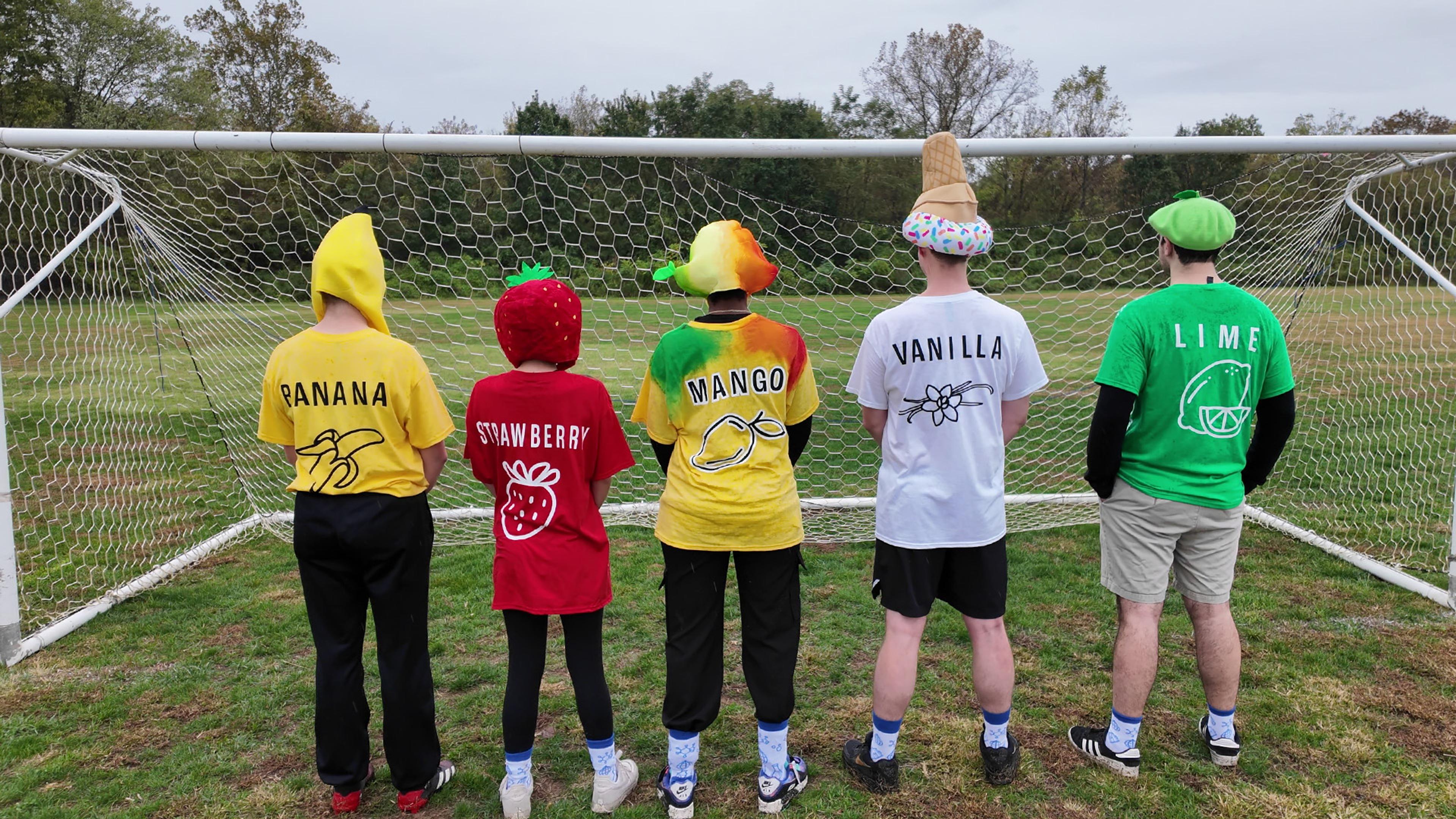 All-star flavors banana, strawberry, mango, vanilla, lime