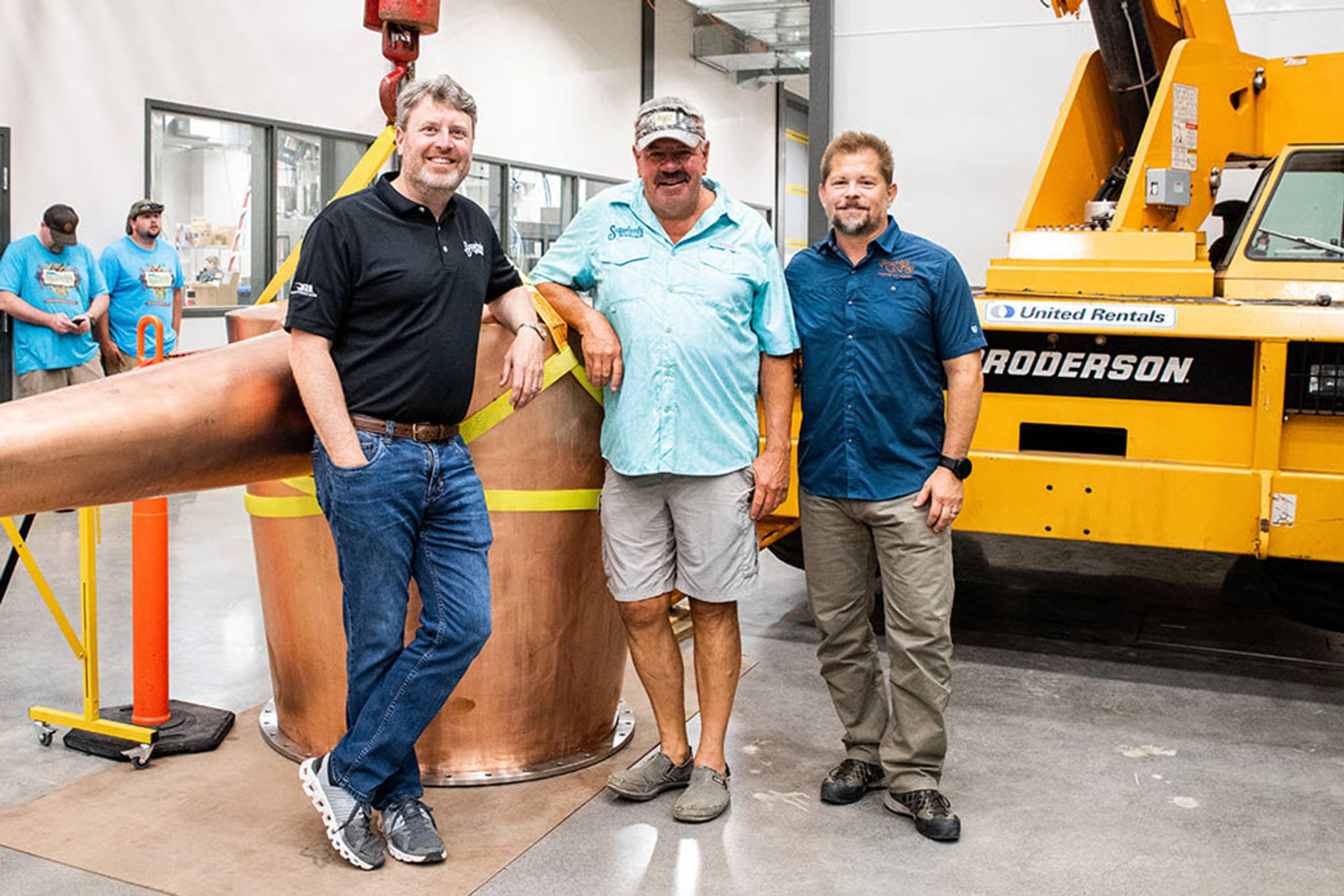 Sugarlands Distilling Co. - President, Owner and Founder Ned Vickers, Owner Kent Woods, Master Distiller Greg Eidam