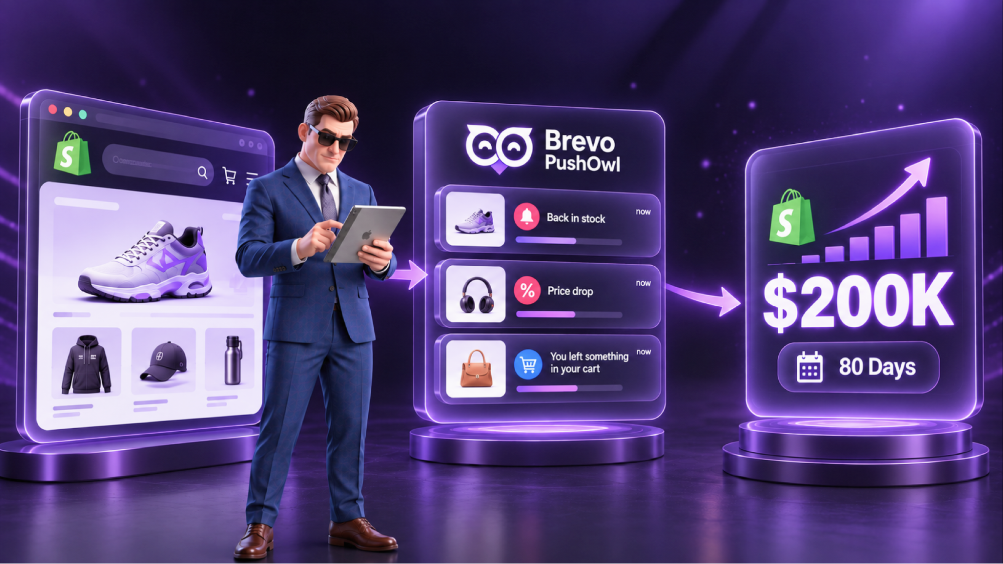 How This Shopify Store Made $200K From Web Push Alone in 80 Days With PushOwl