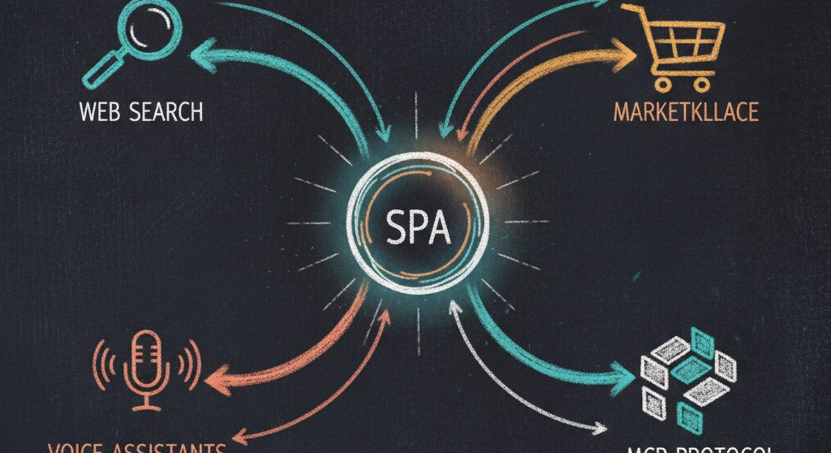 How AI agents discover a spa business