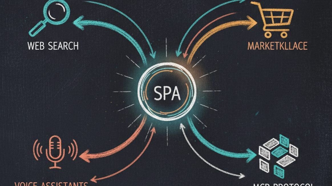 How AI agents discover a spa business