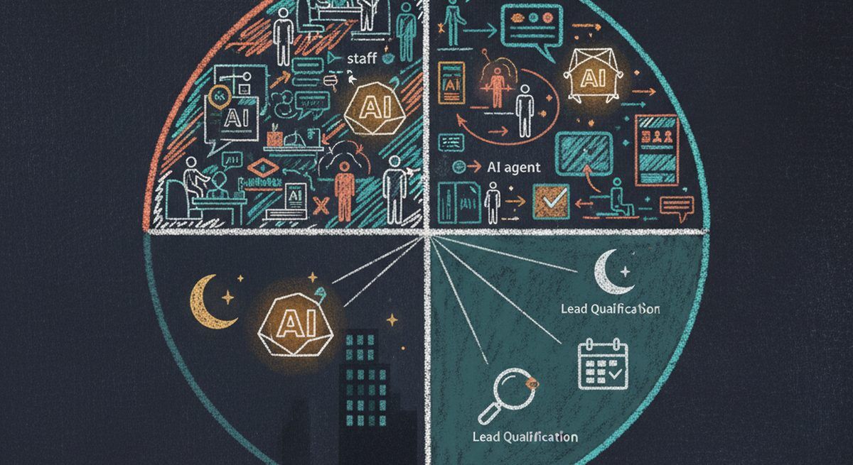 24-hour AI agent handling client interactions