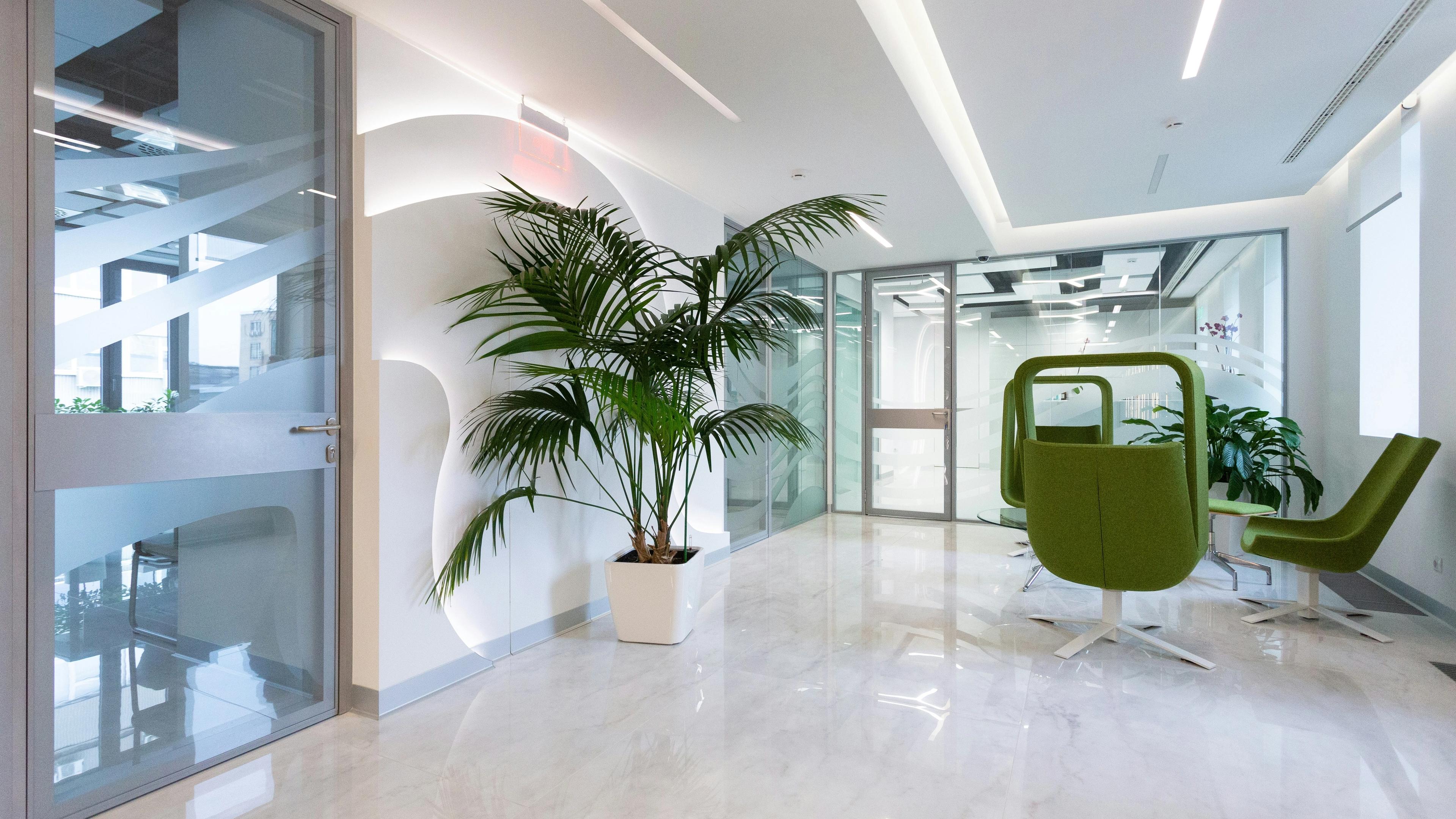 Modern med spa clinic interior, showcasing a professional and welcoming environment for aesthetic treatments