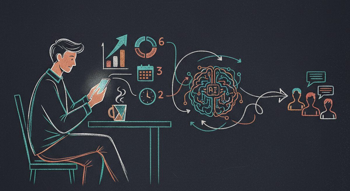 Business owner checking AI agent overnight activity