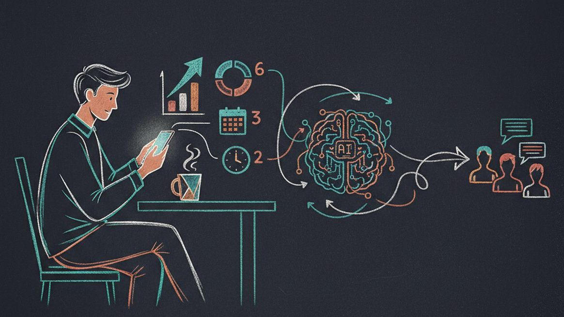 Business owner checking AI agent overnight activity