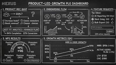AI tools for SaaS product-led growth showing quiz funnel and feedback infrastructure