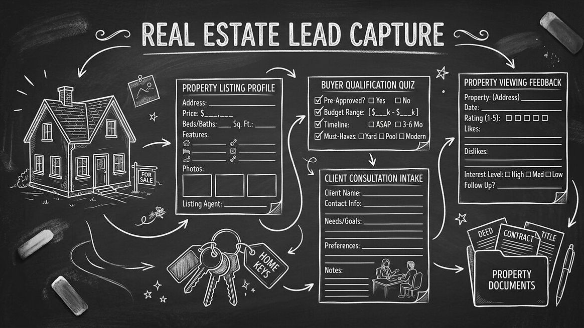 AI tools for real estate showing property quiz funnel and lead qualification