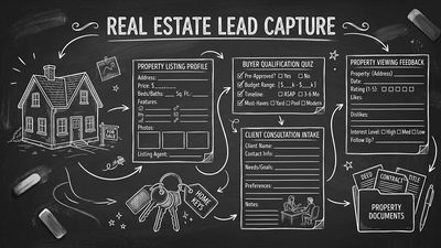AI tools for real estate showing property quiz funnel and lead qualification