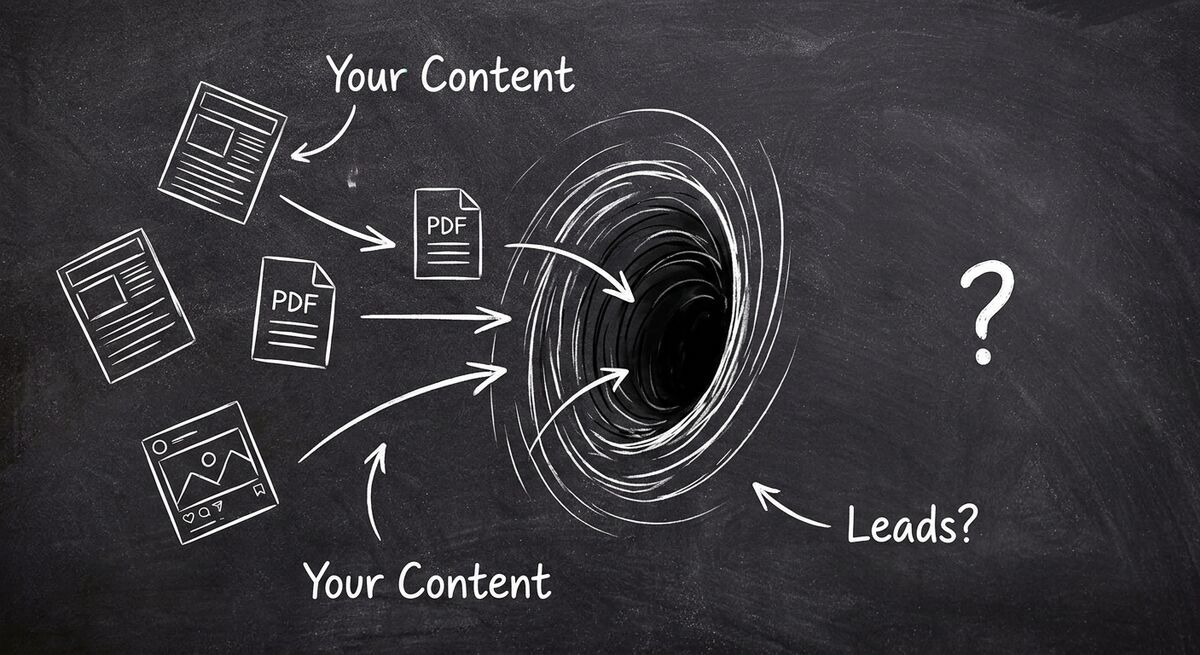 Content going into a black hole - blog posts and PDFs disappearing with no leads emerging