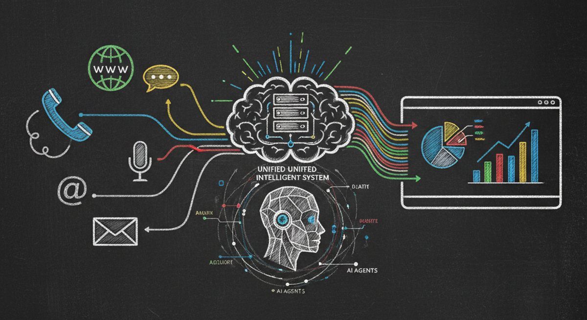 AI agents handling multi-channel customer intake