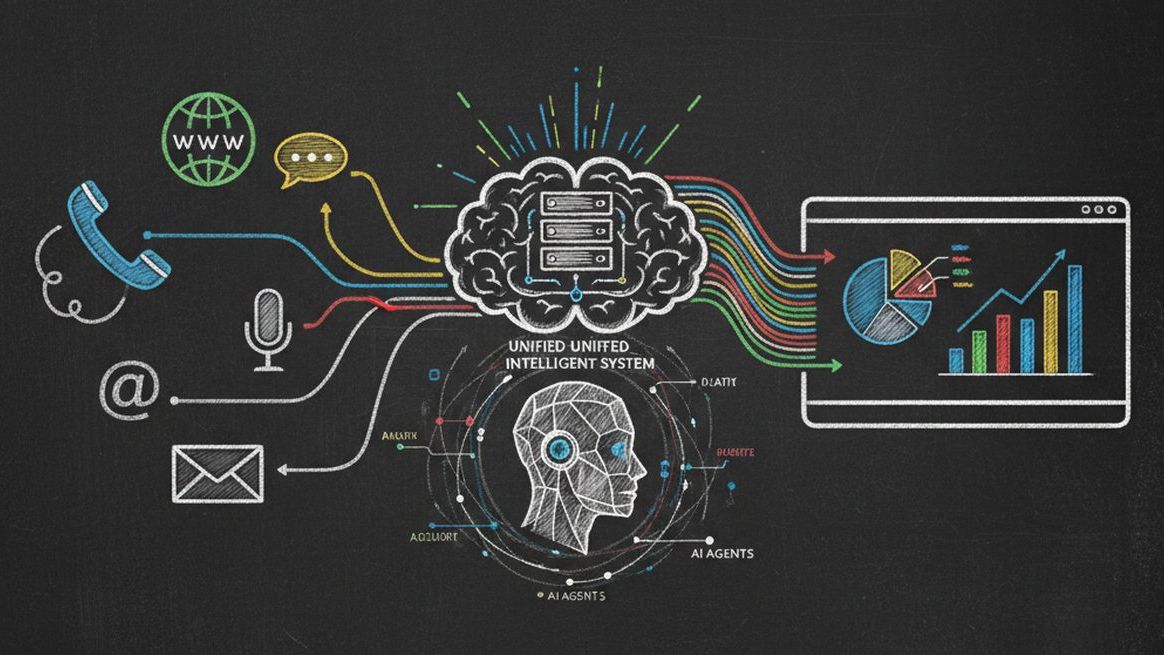 AI agents handling multi-channel customer intake