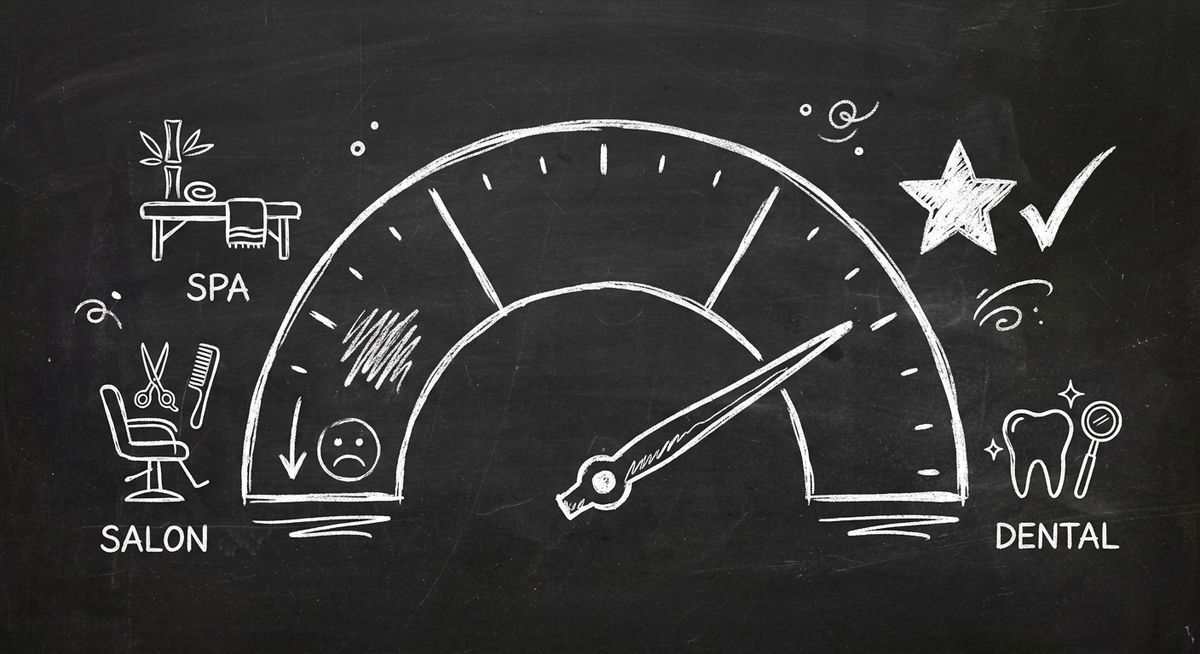 Chalkboard sketch of AX Score gauge showing agent readiness levels from not ready to agent ready
