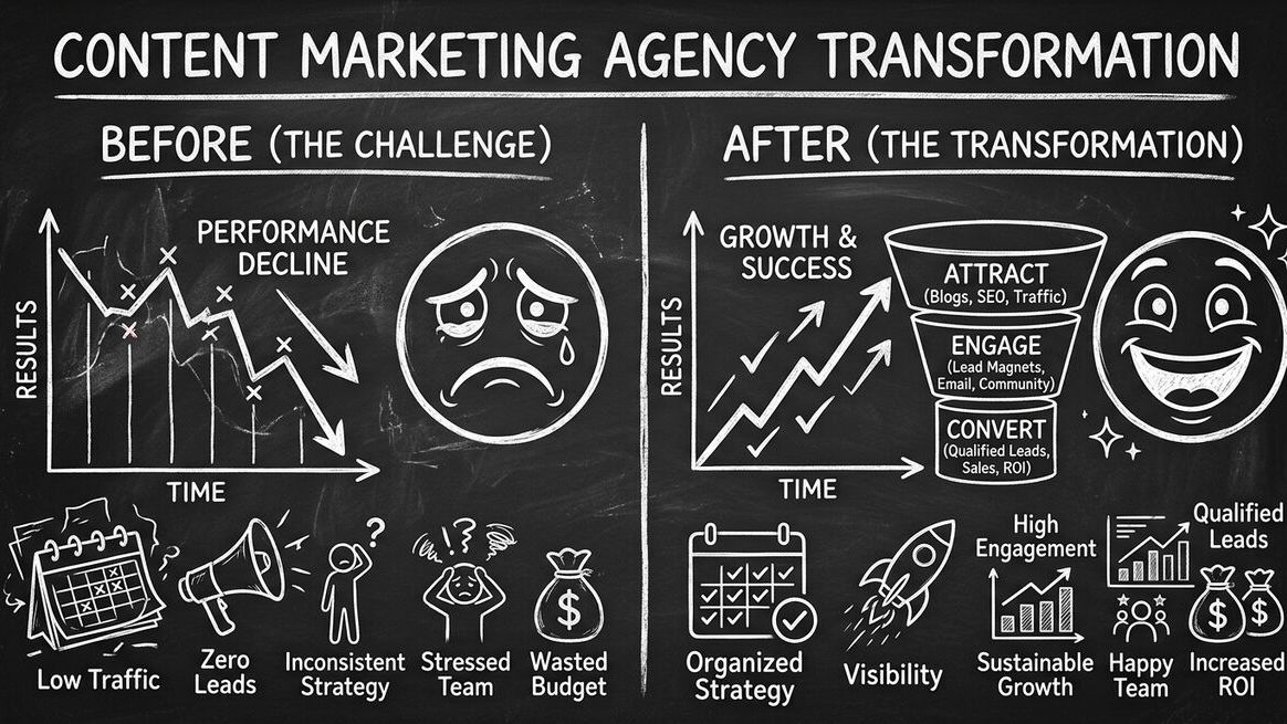 Before and after agency transformation - from content producer to pipeline architect