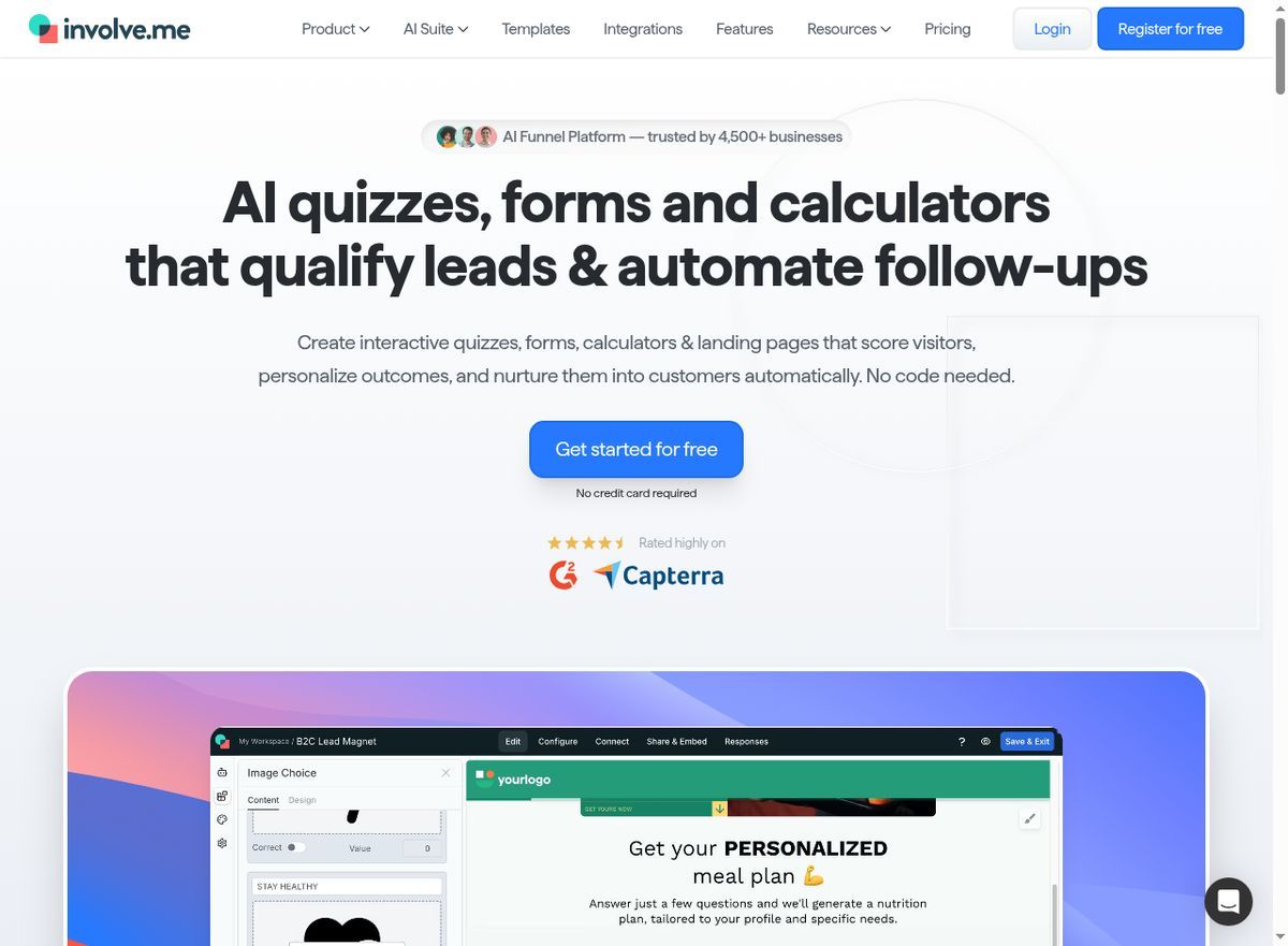 involve.me — interactive content platform