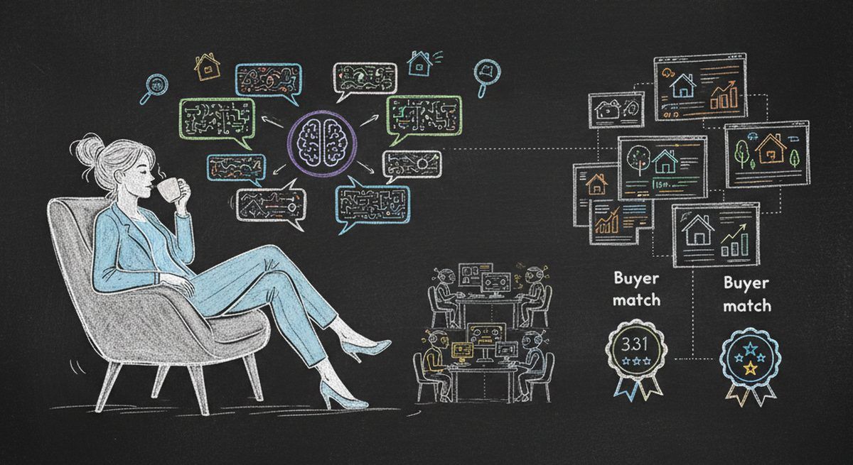 Real estate agent receiving pre-qualified AI leads