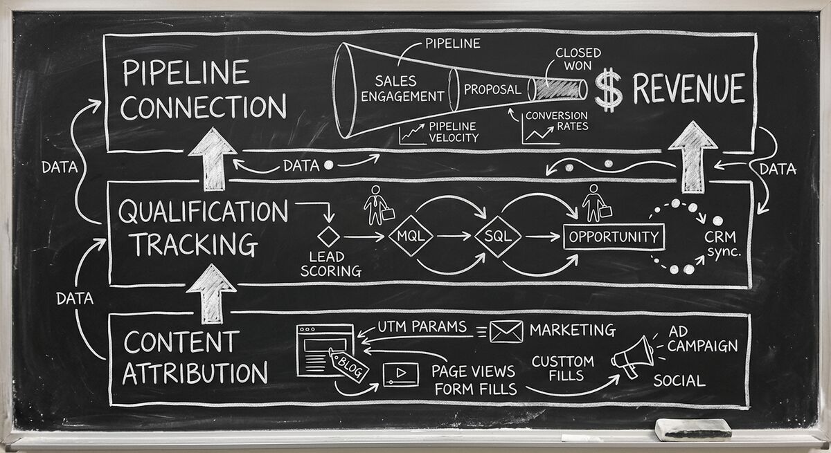 Three-layer measurement infrastructure diagram