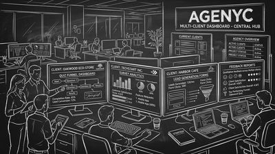 AI tools for marketing agencies showing multi-client form management