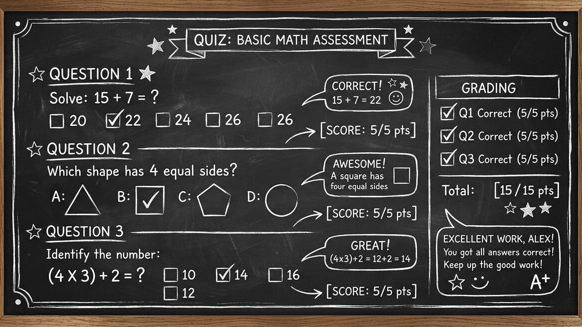 Google Forms quiz interface showing correct answers, points, and feedback