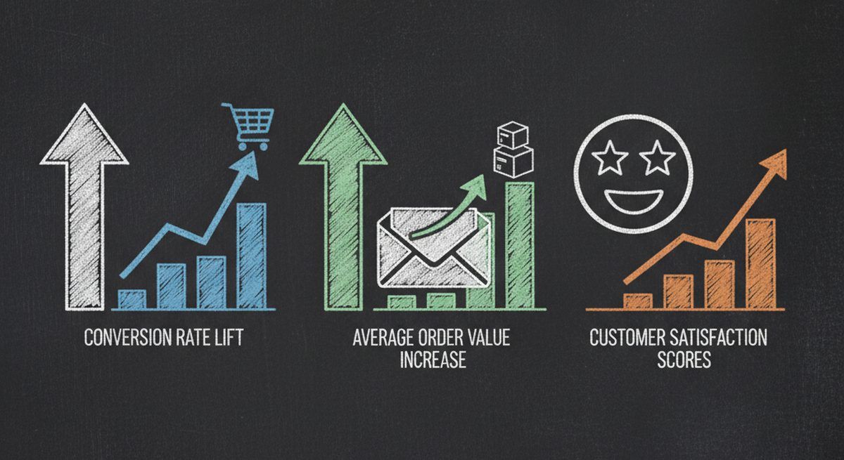 Ecommerce analytics dashboard from AI quizzes