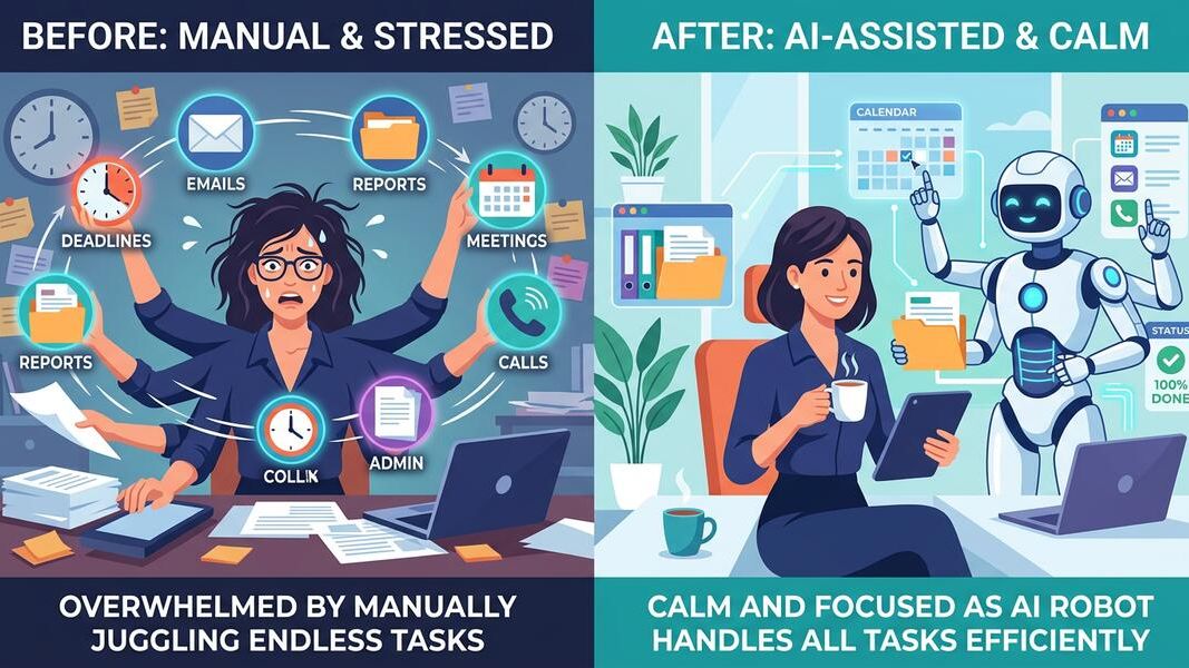 Sales funnel automation flowchart showing GPT-5.4 computer use agents at each conversion stage