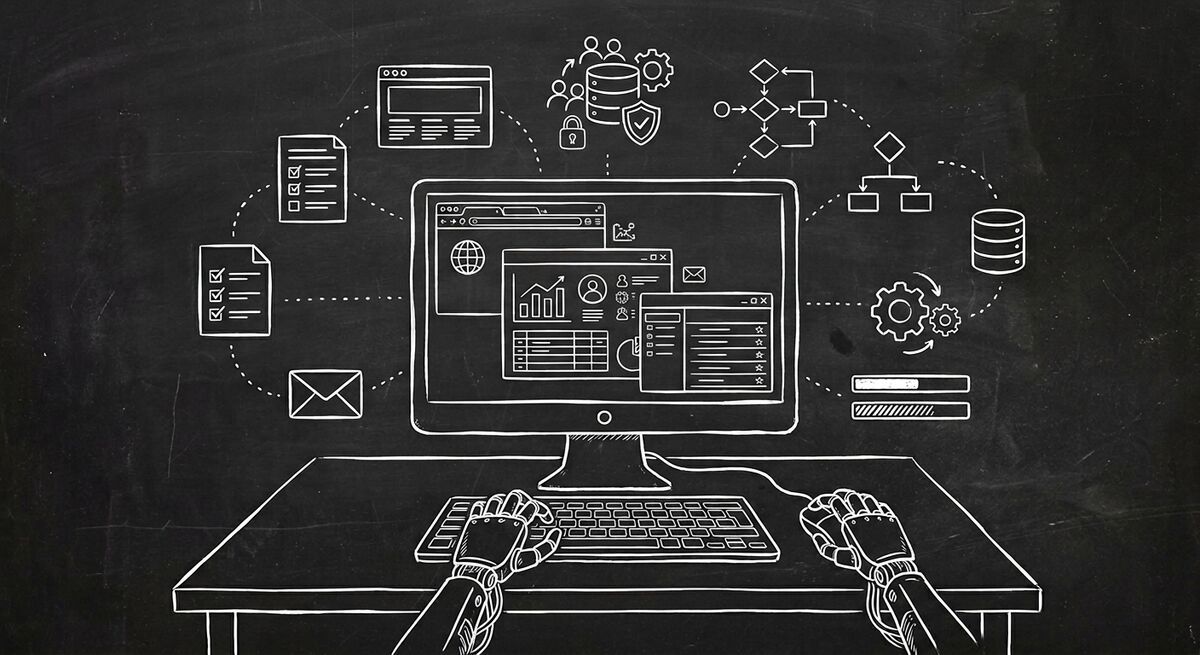 GPT-5.4 computer use AI agent automating sales funnel tasks across multiple software tools