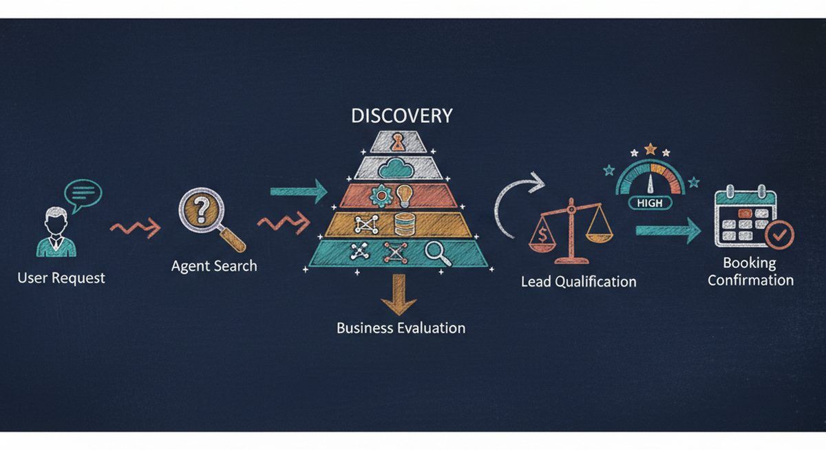 Complete AI agent journey from request to booking