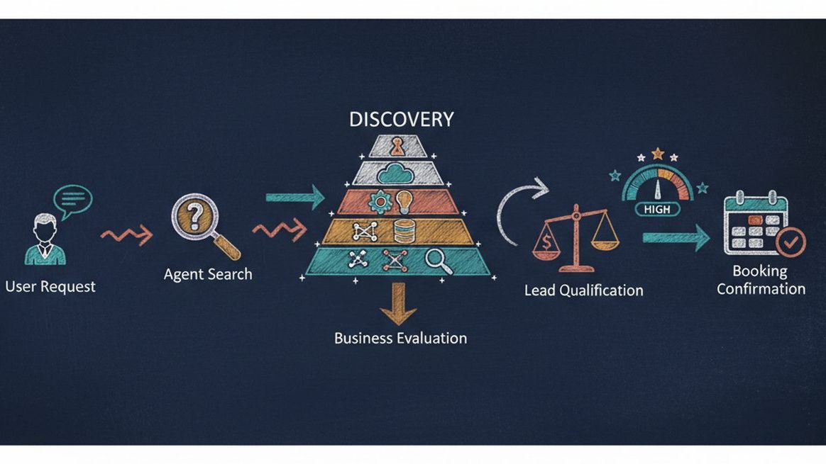 Complete AI agent journey from request to booking