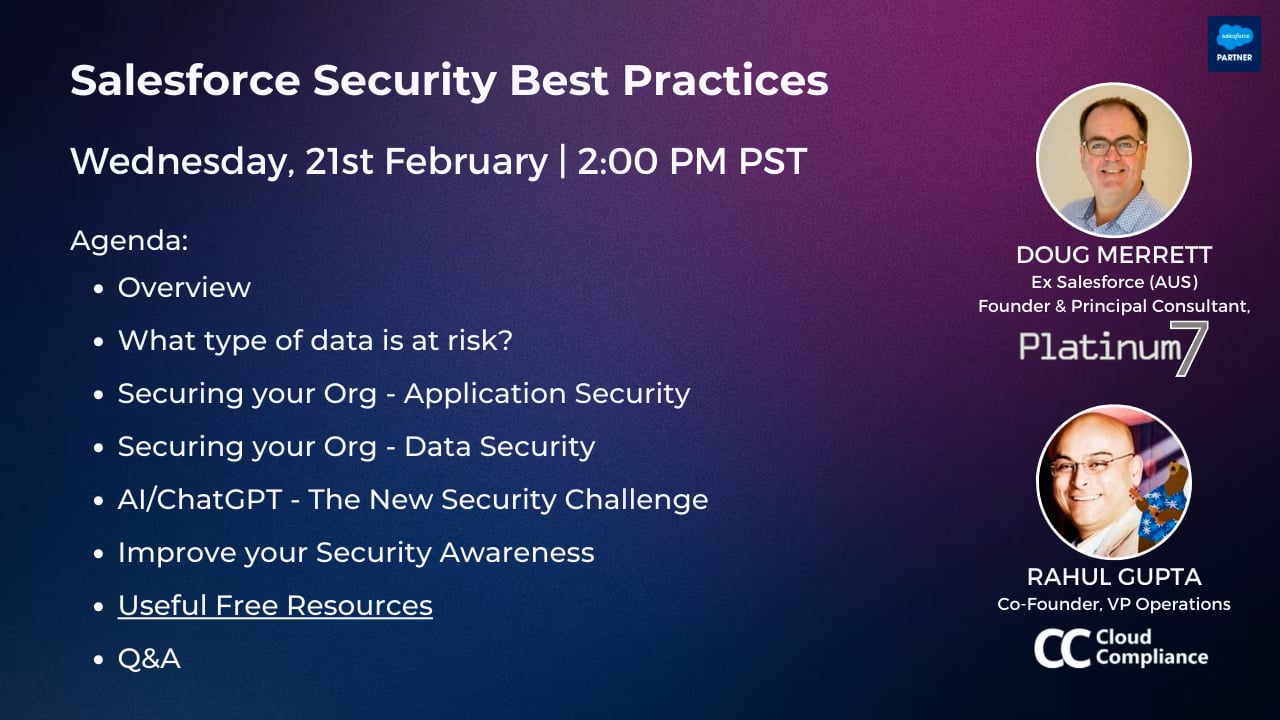 Salesforce Security Best Practices (US Edition)