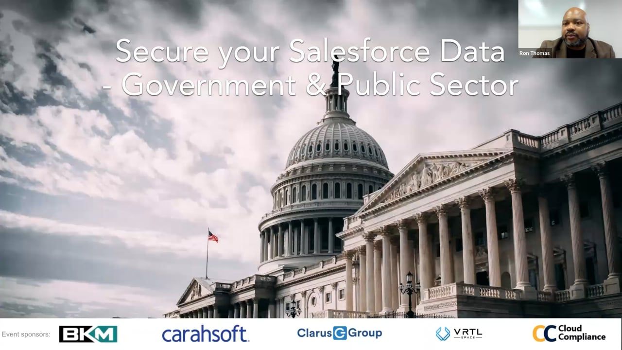 Beyond ATO: Securing Salesforce for Government & Public Sector