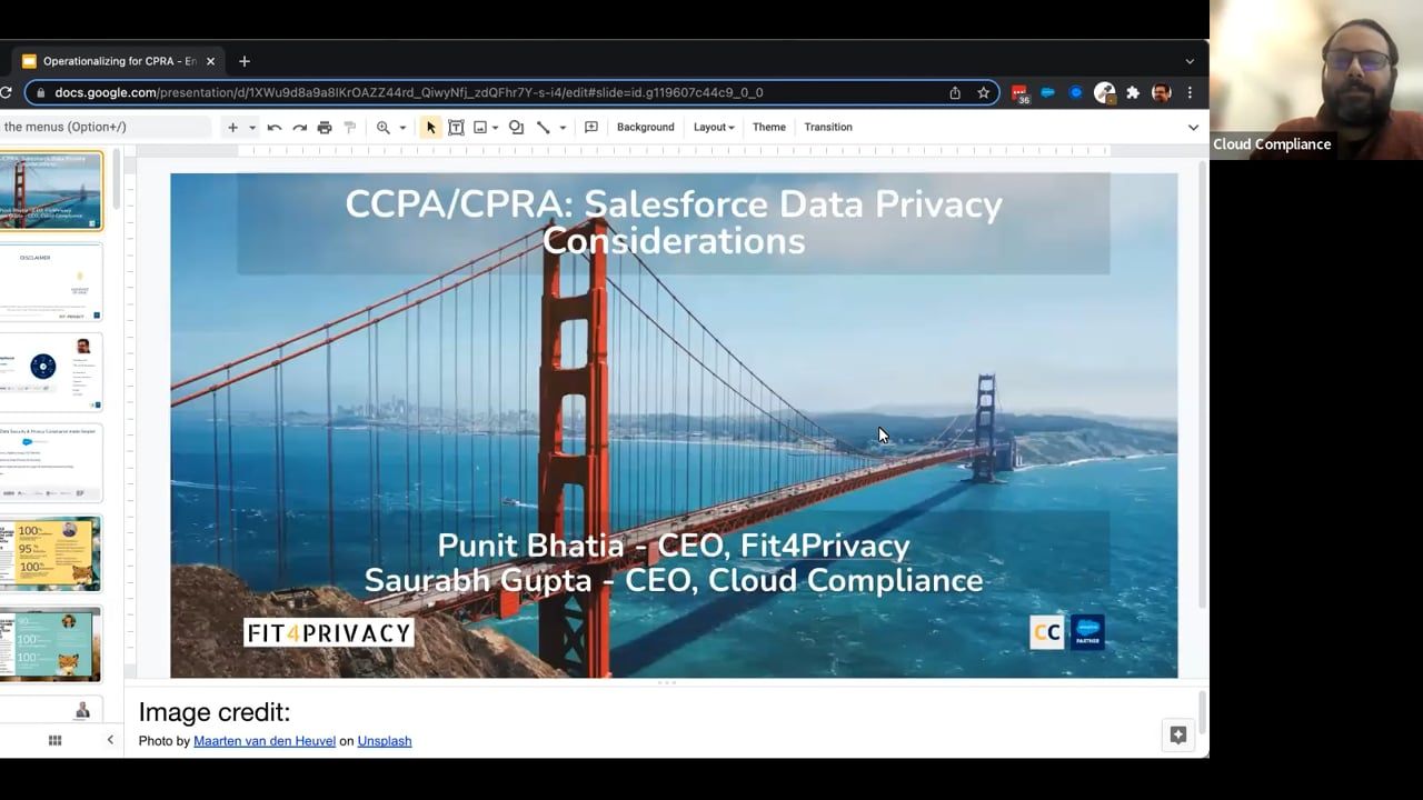 CCPA/CPRA: Salesforce Data Privacy Considerations