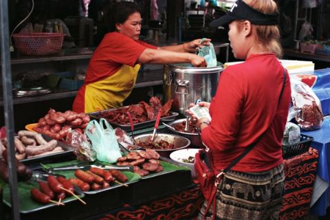 Red market — Luang Prabang, Laos, 2023