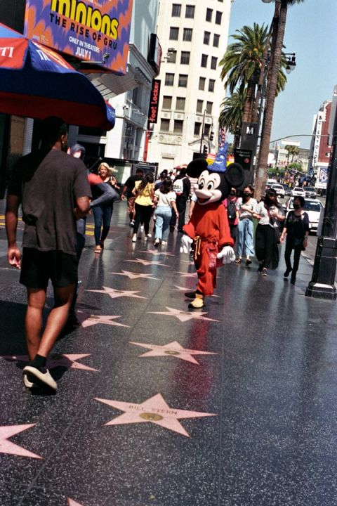 Walk of —Fame Mickey — California, USA, 2022