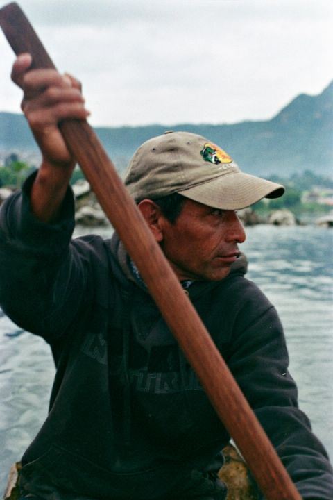 Juan el pescador — Lac Atitlán, Guatemala, 2022