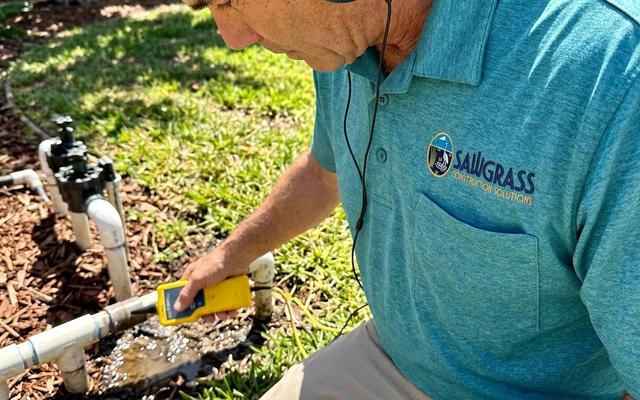 irrigation leak detection