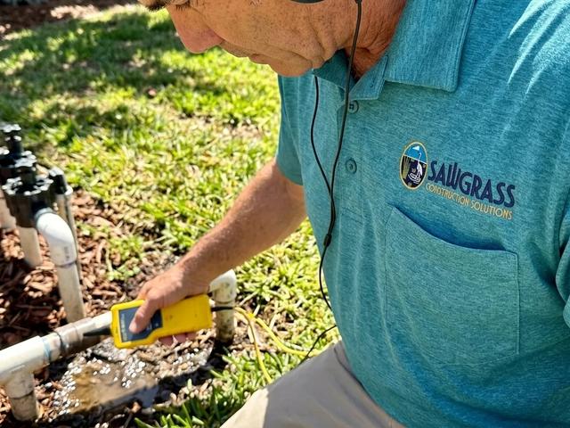 irrigation leak detection