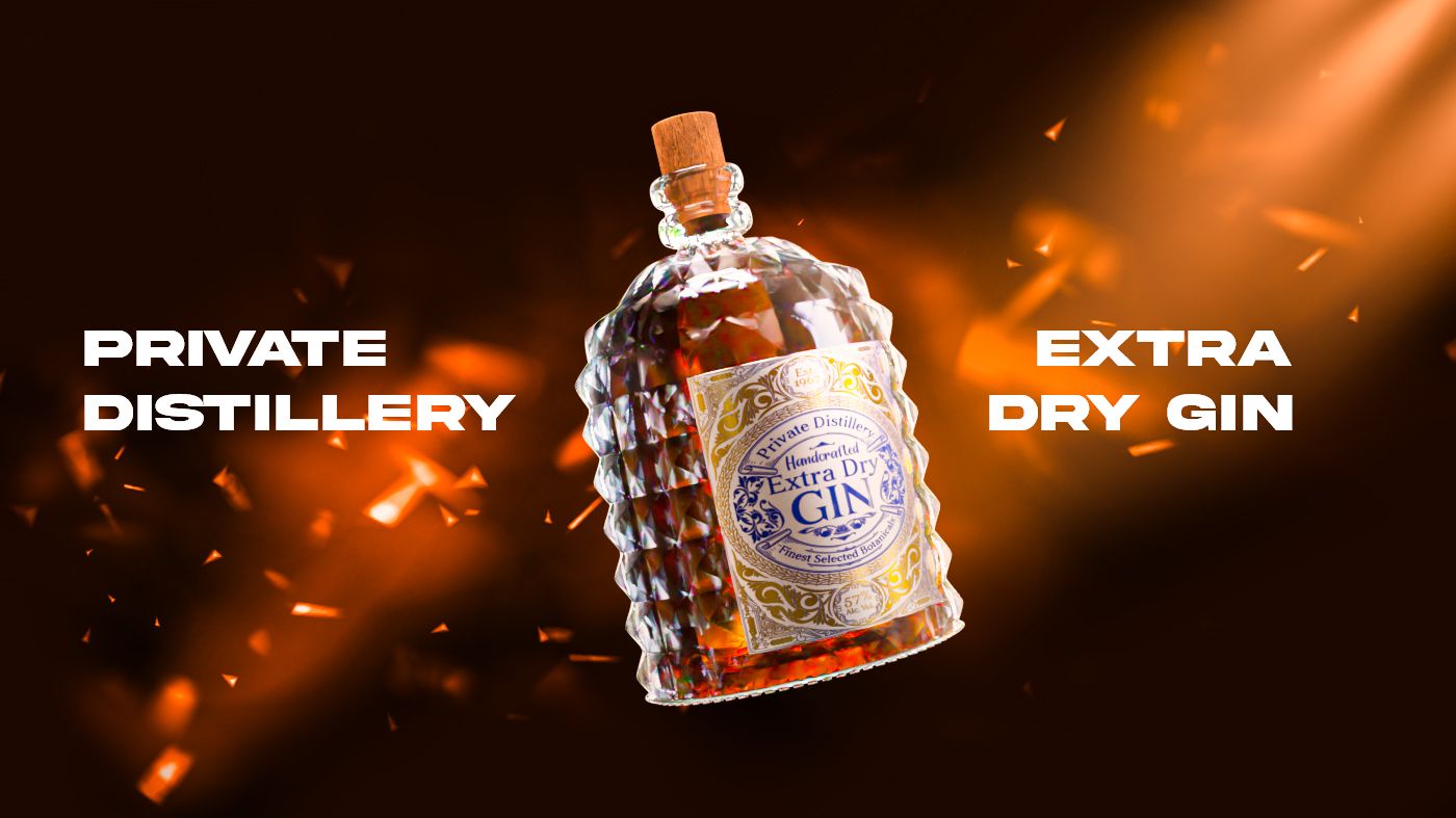 Extra Dry Gin Beverage Visualization