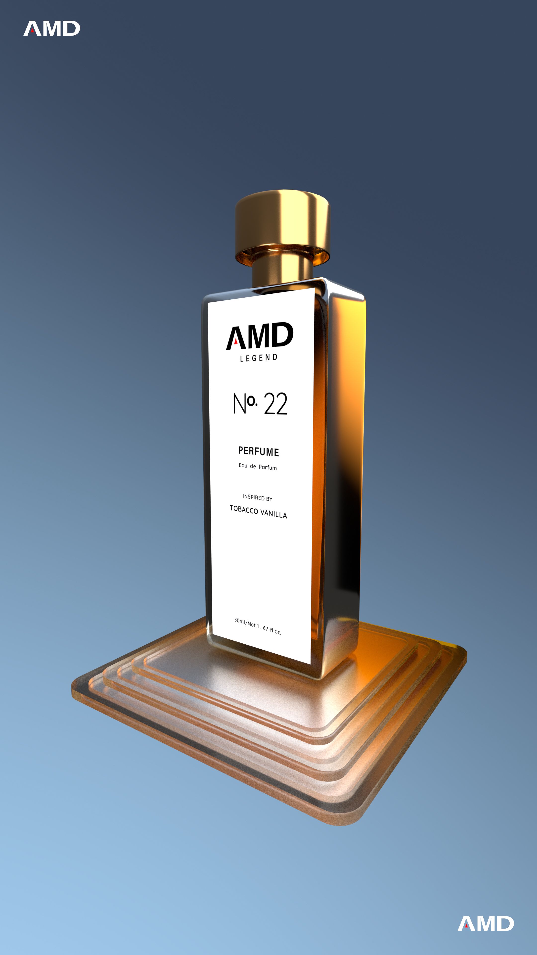 Perfume Product Visualization Gallery Image 2
