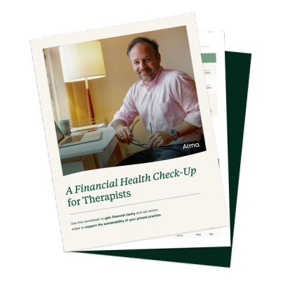 A Financial Health Check-Up for Therapists PDF preview