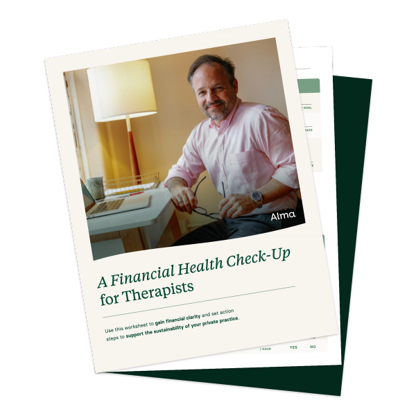 A Financial Health Check-Up for Therapists PDF preview