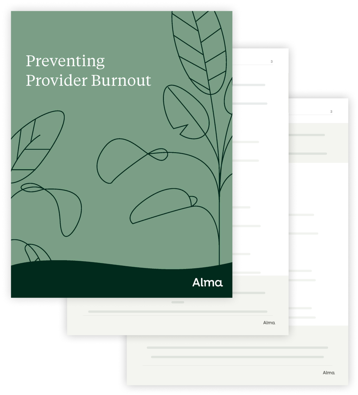 Alma's Preventing Provider Burnout guide