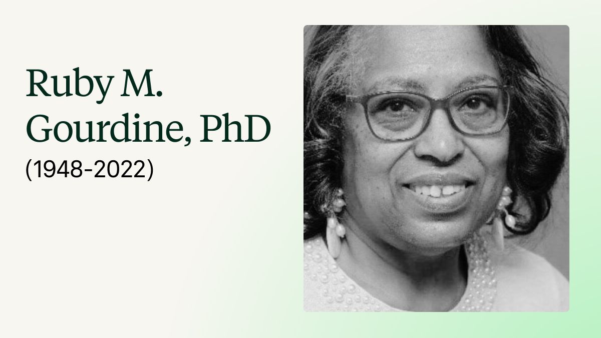 Ruby M. Gourdine, PhD
