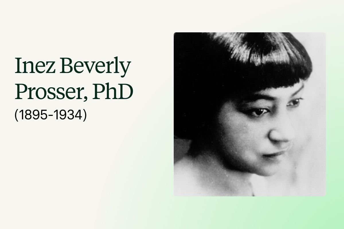 Inez Beverly Prosser, PhD