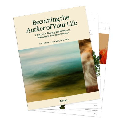 narrative therapy cover