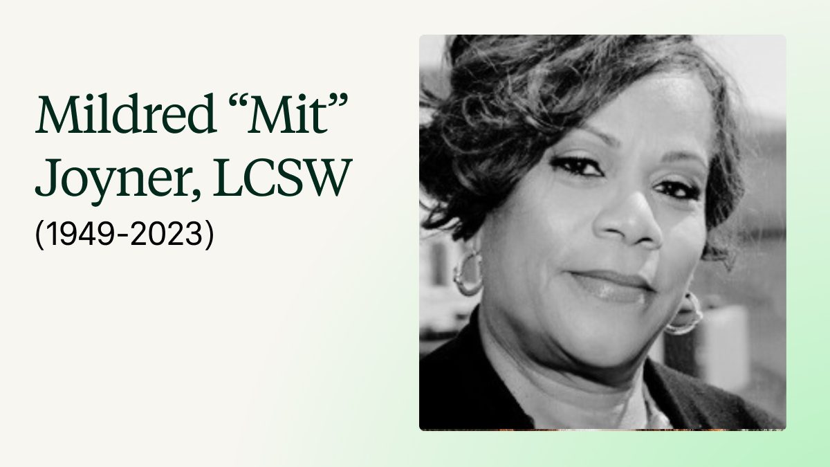 Mildred “Mit” Joyner, LCSW