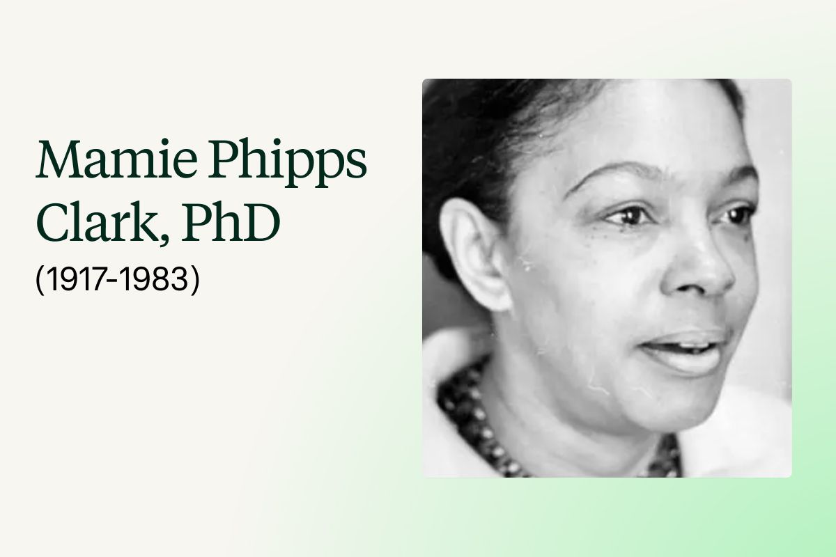 Mamie Phipps Clark, PhD