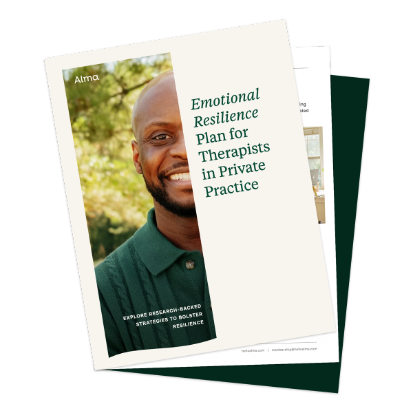 An Evidence-Based Emotional Resilience Plan for Therapists PDF preview