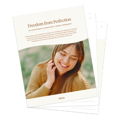 Freedom from Perfection: An ACT Worksheet