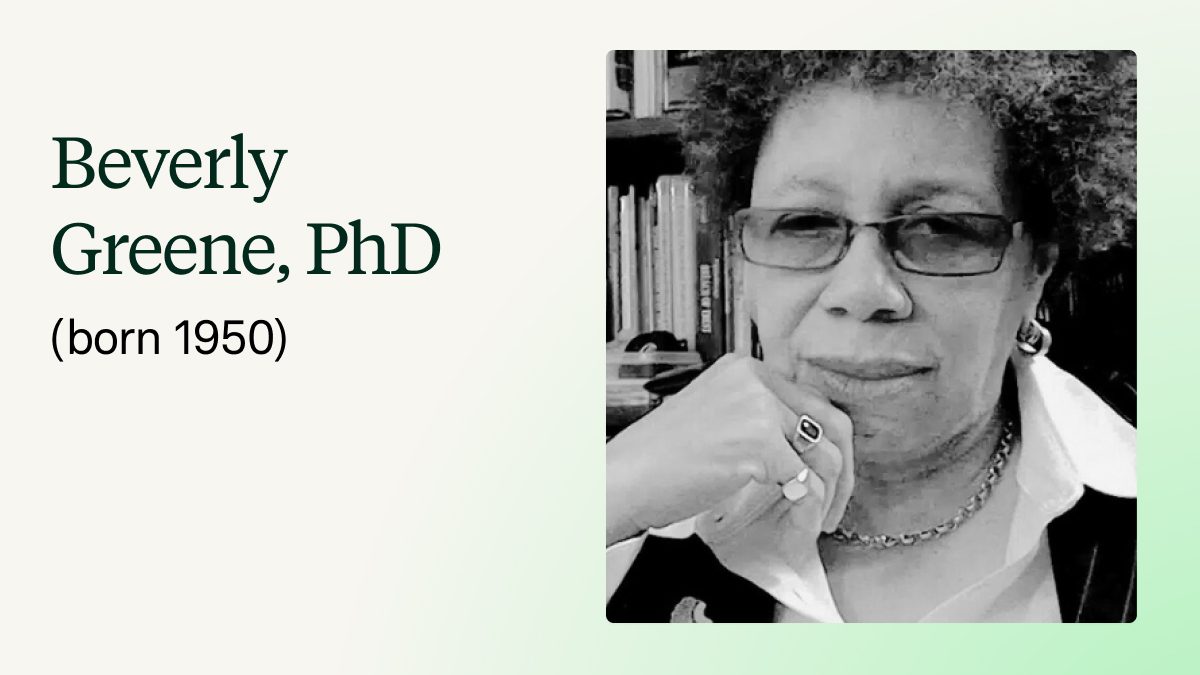 Beverly Greene, PhD